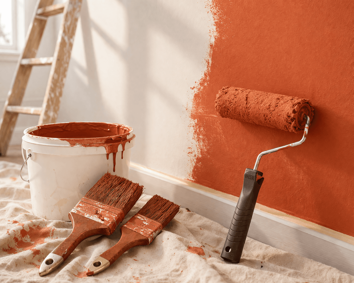 Streichen und Malen von Wohn- und Geschäftsräumen